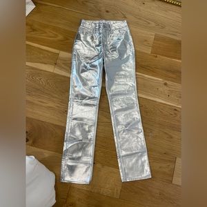 Good American Metallic Pants